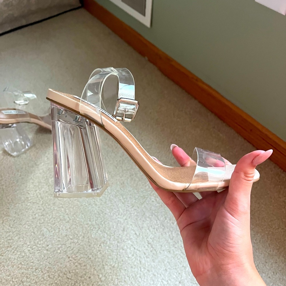 Clear Steve Madden Heels